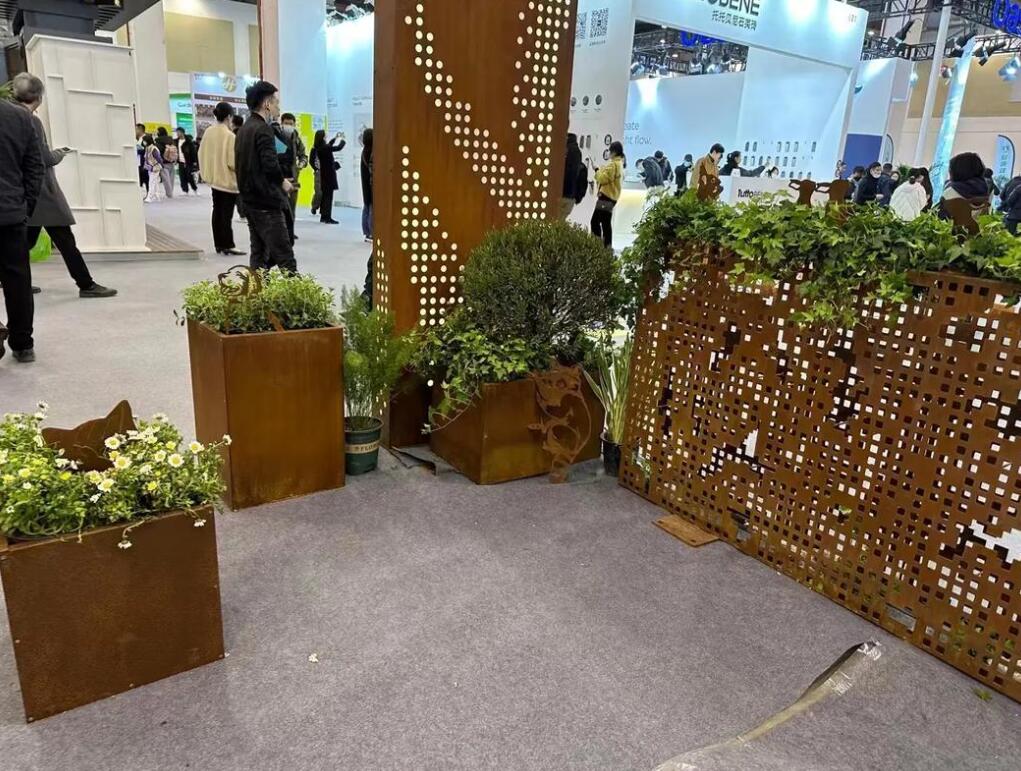 海南藏族耐候钢花箱